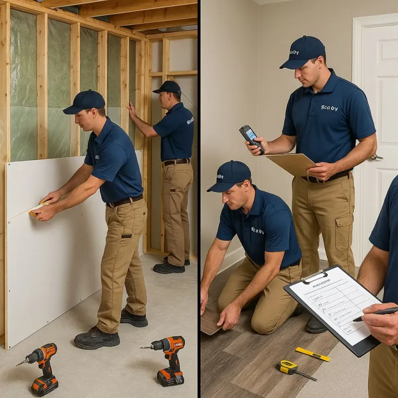 Repairs and Reconstruction process in Roanoke, TX
