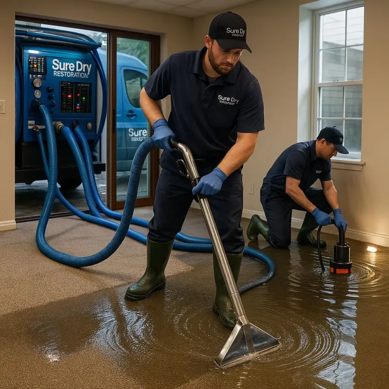 Water Extraction and Removal process in Roanoke, TX